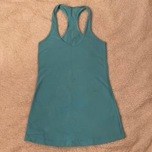 Blue Lululemon tank top